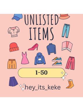 Unlisted Item 1-50